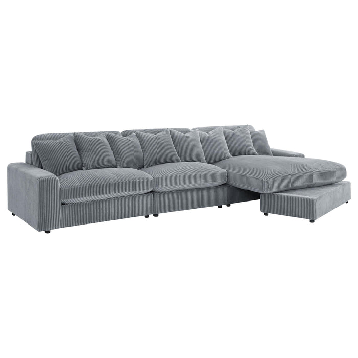 Blaine Upholstered Reversible Chaise Sectional Sofa - Orbit Furniture (Richmond,BC)