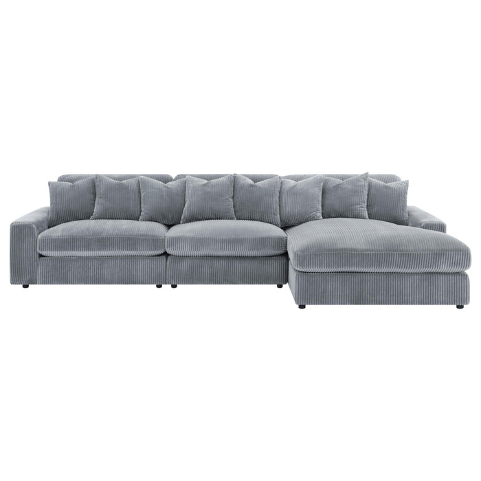 Blaine Upholstered Reversible Chaise Sectional Sofa - Orbit Furniture (Richmond,BC)