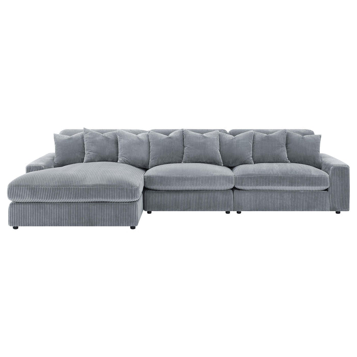 Blaine Upholstered Reversible Chaise Sectional Sofa - Orbit Furniture (Richmond,BC)