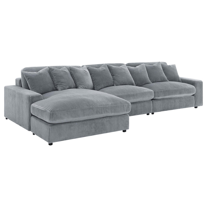 Blaine Upholstered Reversible Chaise Sectional Sofa - Orbit Furniture (Richmond,BC)