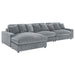 Blaine Upholstered Reversible Chaise Sectional Sofa - Orbit Furniture (Richmond,BC)
