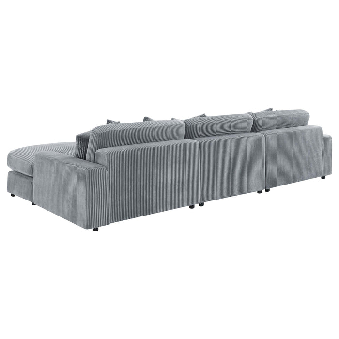 Blaine Upholstered Reversible Chaise Sectional Sofa - Orbit Furniture (Richmond,BC)