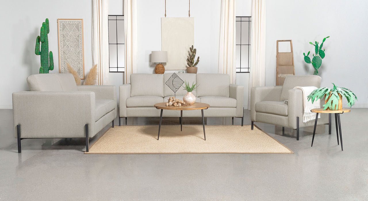Tilly Upholstered Track Arms Sofa Set - Orbit Furniture (Richmond,BC)