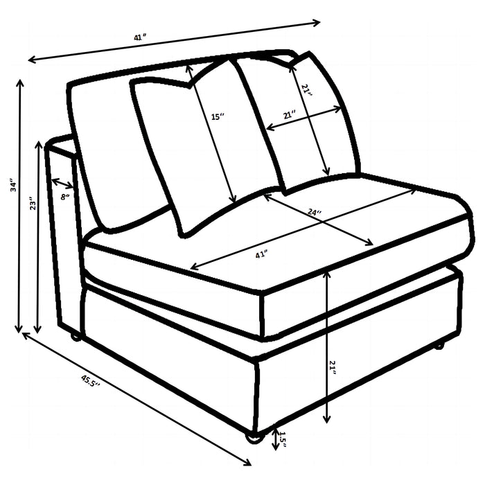 Blaine Accent Chair - Orbit Furniture (Richmond,BC)