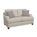 Glenn Recessed Arms Loveseat Light Grey - Orbit Furniture (Richmond,BC)