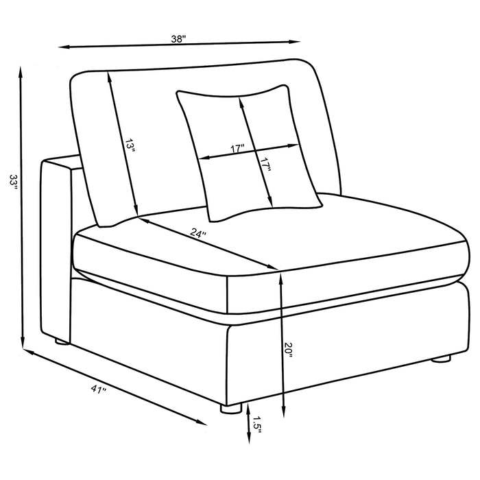 Serene 4 Pc Sectional Beige - Orbit Furniture (Richmond,BC)