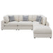Serene 5-piece Upholstered Modular Sectional Sofa Beige - Orbit Furniture (Richmond,BC)