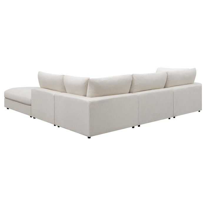 Serene 5-piece Upholstered Modular Sectional Sofa Beige - Orbit Furniture (Richmond,BC)