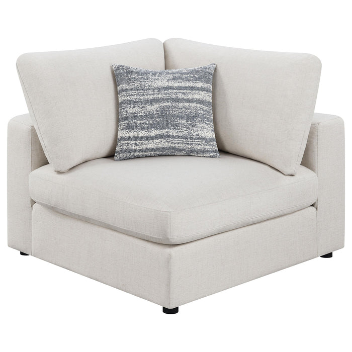 Serene 5-piece Upholstered Modular Sectional Sofa Beige - Orbit Furniture (Richmond,BC)
