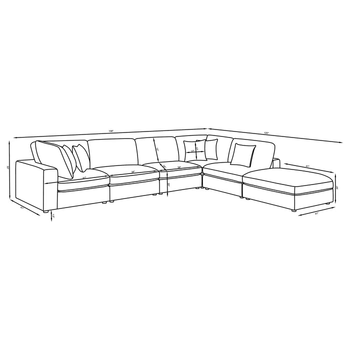 Serene Modular Sectionals sofa sets - Orbit Furniture (Richmond,BC)
