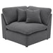 Hobson 6-piece Upholstered Modular Sectional Sofa Charcoal - Orbit Furniture (Richmond,BC)