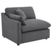 Hobson 6-piece Upholstered Modular Sectional Sofa Charcoal - Orbit Furniture (Richmond,BC)