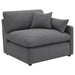 Hobson 6-piece Upholstered Modular Sectional Sofa Charcoal - Orbit Furniture (Richmond,BC)