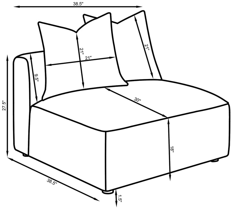 Jennifer Accent Chair - Orbit Furniture (Richmond,BC)