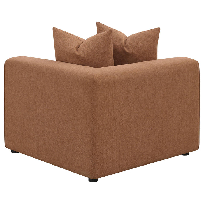 Jennifer Upholstered Corner Chair - Orbit Furniture (Richmond,BC)