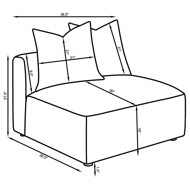 Jennifer Accent Chair - Orbit Furniture (Richmond,BC)