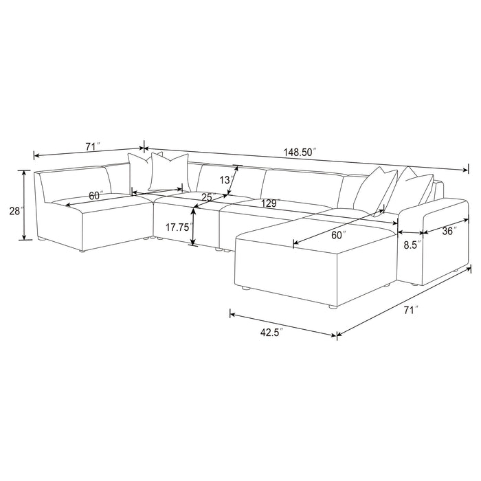 Freddie Sectionals 3 - Orbit Furniture (Richmond,BC)