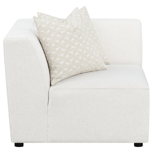 Freddie Upholstered Corner Chair Pearl - Orbit Furniture (Richmond,BC)