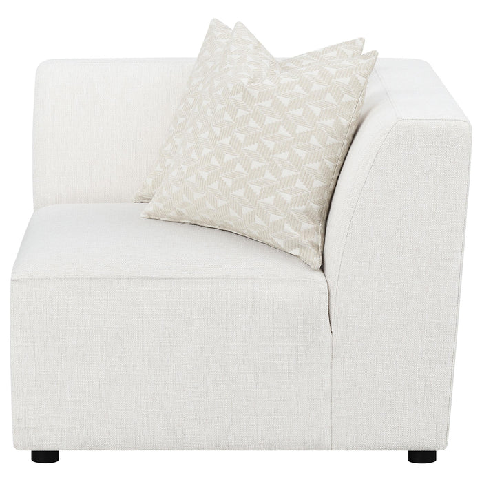 Freddie Upholstered Corner Chair Pearl - Orbit Furniture (Richmond,BC)