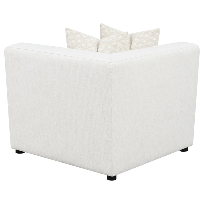Freddie Upholstered Corner Chair Pearl - Orbit Furniture (Richmond,BC)