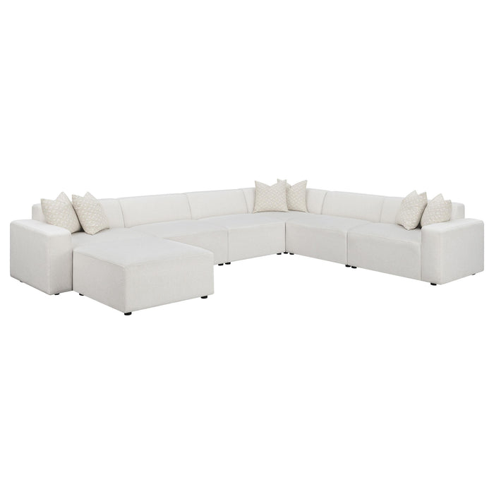 Freddie Upholstered Corner Chair Pearl - Orbit Furniture (Richmond,BC)