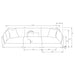 Sasha Stationary Sofas - Orbit Furniture (Richmond,BC)