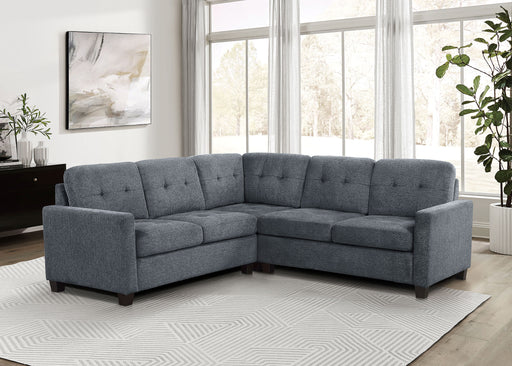 Georgina 5 Pc Stationary Sectionals Grey - Orbit Furniture (Richmond,BC)