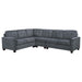 Georgina 4-piece Upholstered Modular Sectional Sofa Beige - Orbit Furniture (Richmond,BC)
