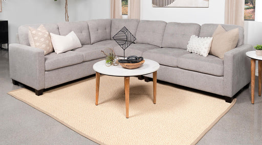 Georgina 4-piece Upholstered Modular Sectional Sofa Beige - Orbit Furniture (Richmond,BC)