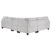 Georgina 4-piece Upholstered Modular Sectional Sofa Beige - Orbit Furniture (Richmond,BC)