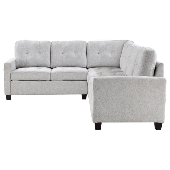 Georgina 4-piece Upholstered Modular Sectional Sofa Beige - Orbit Furniture (Richmond,BC)