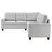 Georgina 4-piece Upholstered Modular Sectional Sofa Beige - Orbit Furniture (Richmond,BC)