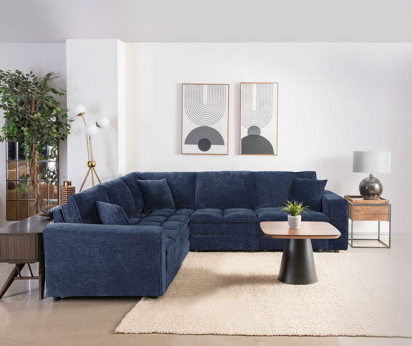 Atlantic Blue Sectionals - Orbit Furniture (Richmond,BC)