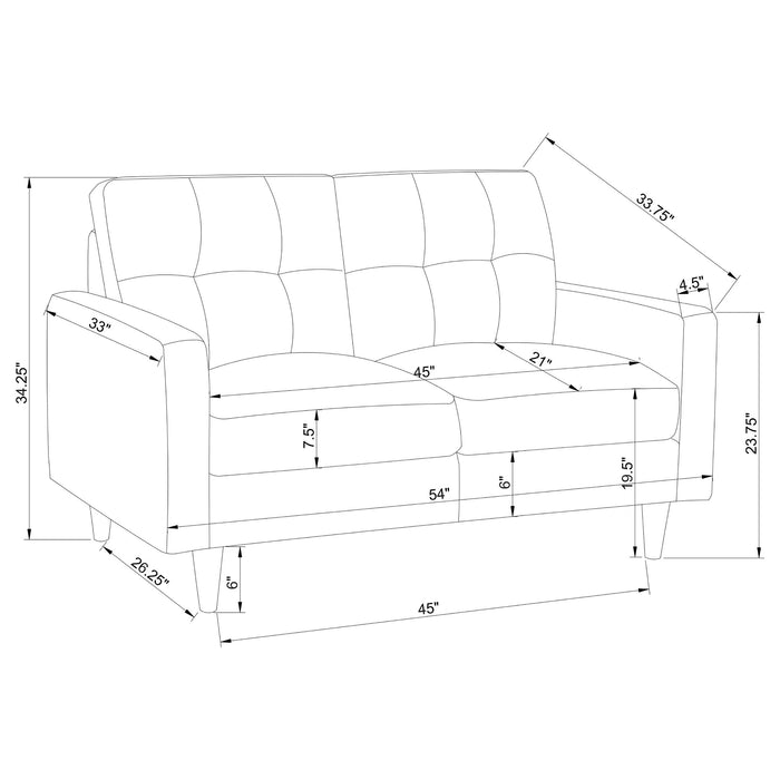 Watsonville Stationary 3 Pc Sets - Orbit Furniture (Richmond,BC)