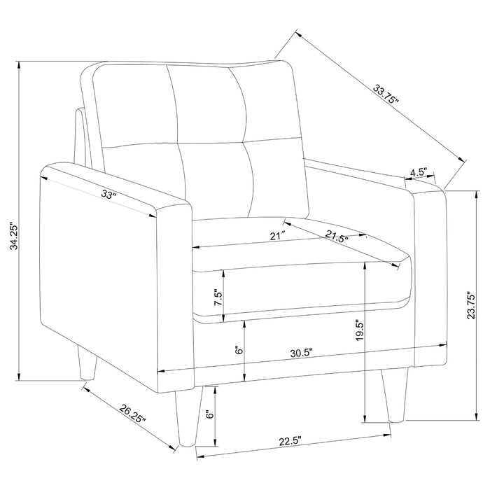 Watsonville Stationary 3 Pc Sets - Orbit Furniture (Richmond,BC)