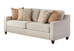 Christine Upholstered Cushion Back Sofa Beige - Orbit Furniture (Richmond,BC)