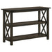 Rachelle Sofa Table with 2-shelf Deep Merlot - Orbit Furniture (Richmond,BC)