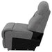 Higgins Upholstered Armless Chair Grey - Orbit Furniture (Richmond,BC)