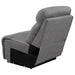 Higgins Upholstered Armless Chair Grey - Orbit Furniture (Richmond,BC)