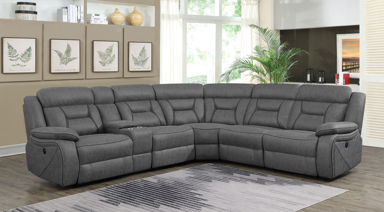 Higgins Reclining Sectionals Corner Chair - Orbit Furniture (Richmond,BC)