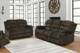 Rodman Upholstered Tufted Living Room Set Olive Brown - Orbit Furniture (Richmond,BC)