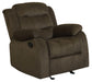 Rodman Upholstered Glider Recliner Chocolate - Orbit Furniture (Richmond,BC)