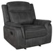 Lawrence Upholstered Tufted Back Glider Recliner - Orbit Furniture (Richmond,BC)