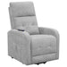 Howie Tufted Upholstered Power Lift Recliner Grey - Orbit Furniture (Richmond,BC)