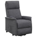 Herrera Power Lift Recliner with Wired Remote Charcoal - Orbit Furniture (Richmond,BC)
