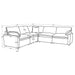 Collins Reclining Sectionals Upholstered - Orbit Furniture (Richmond,BC)
