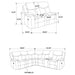 Sycamore Reclining Sectionals - Orbit Furniture (Richmond,BC)