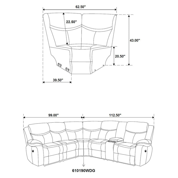 Sycamore Reclining Sectionals - Orbit Furniture (Richmond,BC)