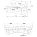Sycamore Reclining Sectionals - Orbit Furniture (Richmond,BC)