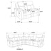 Sycamore Reclining Sectionals - Orbit Furniture (Richmond,BC)